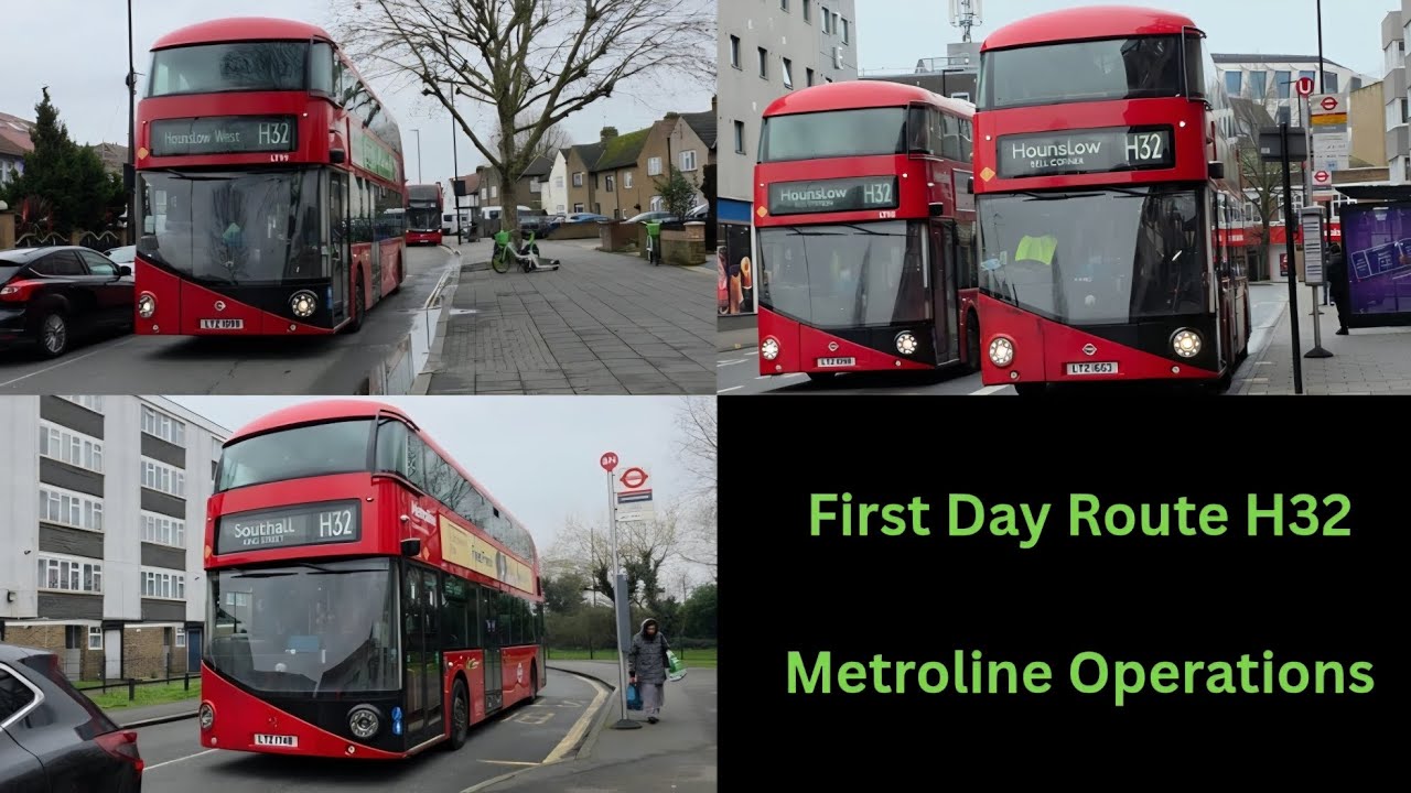 First Day Route H32 - Metroline Operations