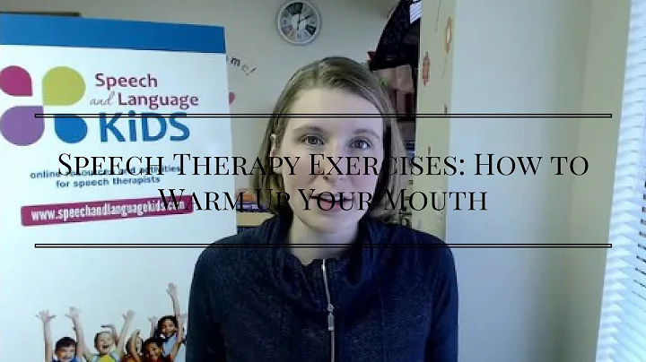 Speech Therapy Exercises: How to Warm Up Your Mouth