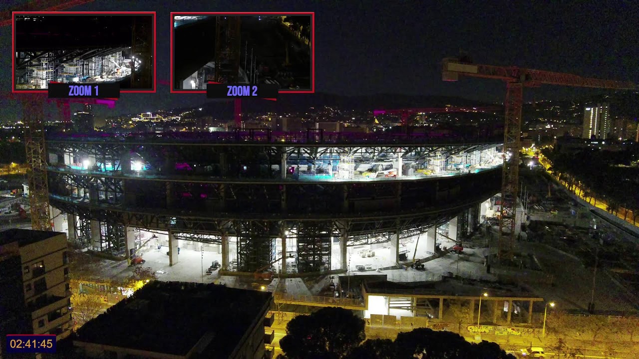 missió en directe 4K! 31/12/25 de Las Obras del Camp Nou!