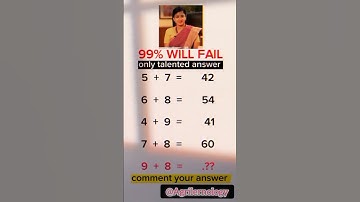 99% Will Fail || Only Talented Can Answer || Challenge For You || #math #Agrilernology#mathtrick