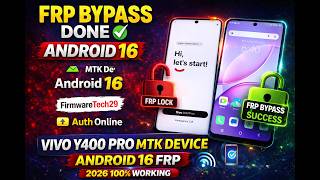 Vivo Y400 Pro FRp Bypass Android 16 Google Account Remove 100% Tested