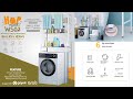 HOP WS02 Rak Mesin Cuci 68CM Organizer Serbaguna Toilet Tempat Sabun