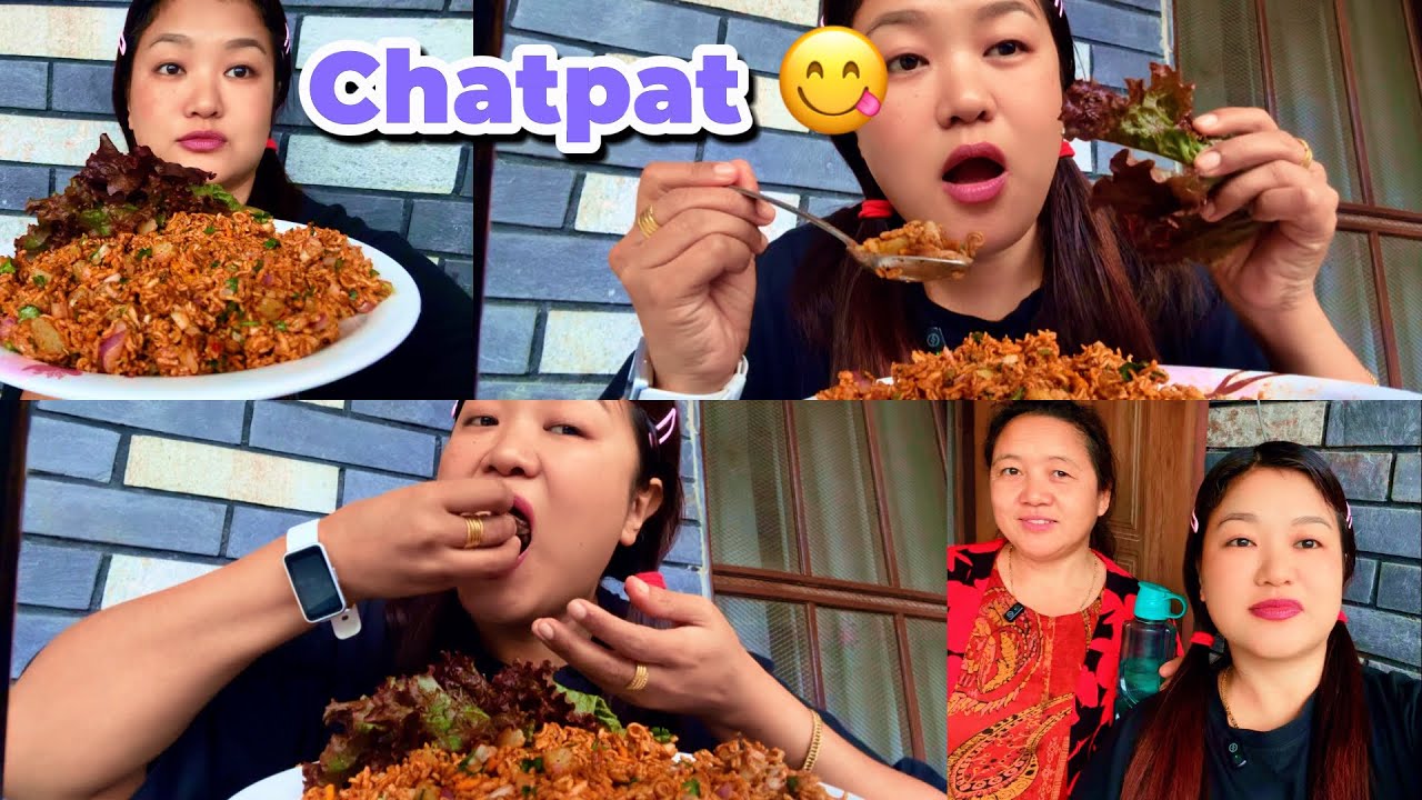 Homemade chatpat😋| chatpat mukbang video 😀| keep supporting gys ...