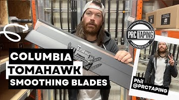 Columbia Tomahawk Smoothing Blade Maintenance and Care with Phil from PRC TAPING | Drywall Tools