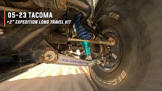 TOTAL CHAOS Toyota +2' Expedition Series Long Travel Kit In Motion by TOTAL CHAOS FABRICATION 1,030 views 1 month ago 1 minute, 37 seconds