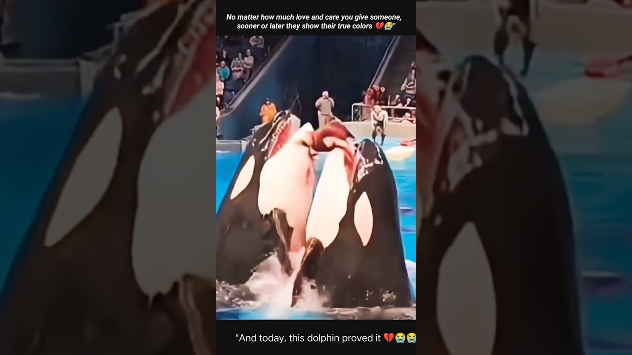 And today this dolphin proved it💔😭