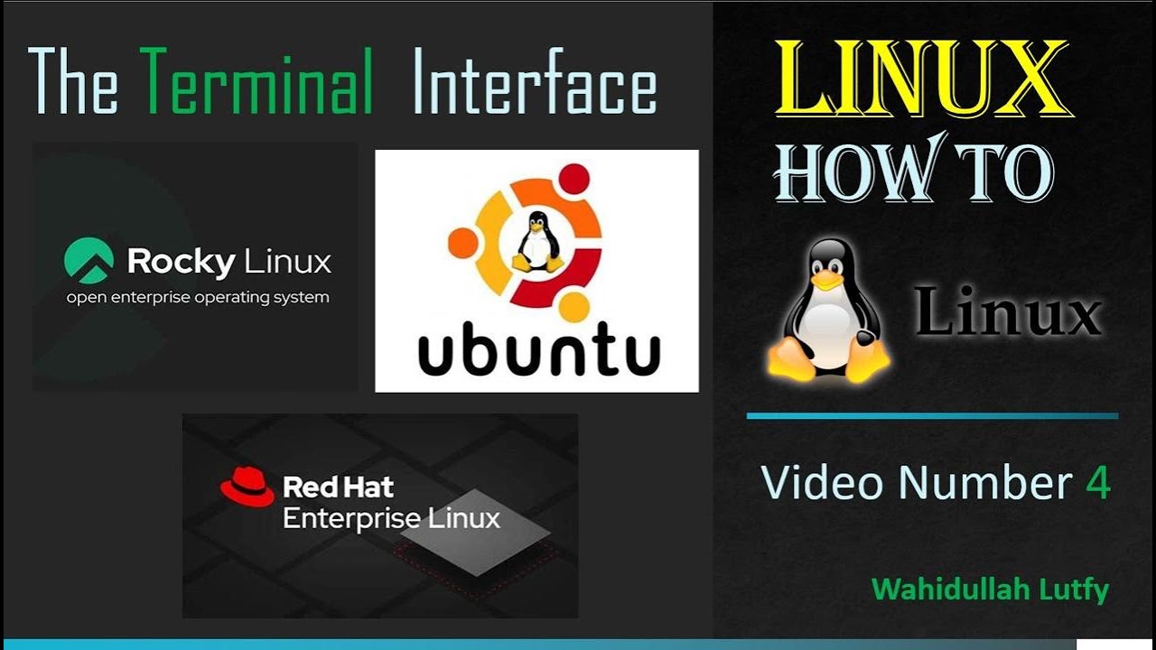 Linux How to (Video Number 4 The Terminal Interface) - YouTube