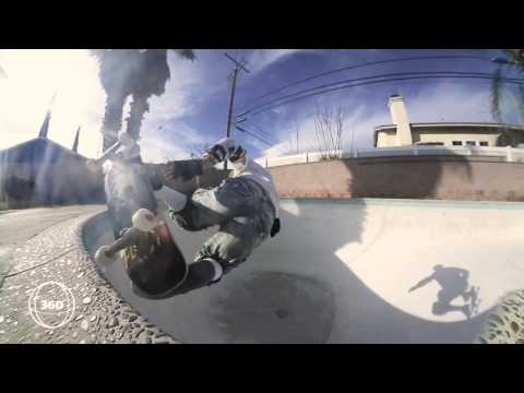 Badlands pool skating with Steve Alba | Nikon KeyMission 360 Action Camera