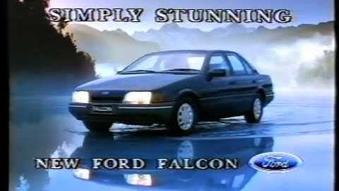 Ford Falcon EA "Driving on water" - Launch TV Commercial