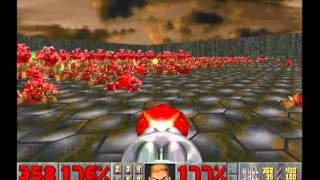 DOOM II: Nuts.wad, 10,617 monsters, no cheats, OMFG
