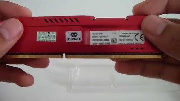 Unboxing Kingston HyperX FURY 4GB DDR3 1600MHz CL10 1.5V RAM Stick