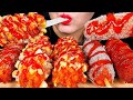 ASMR CORN DOGS KOREAN CHEESE HOTDOG 명랑핫도그 먹방 咀嚼音 チーズドッグ EATING SOUNDS NO TALKING MUKBANG