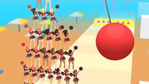 ‎Cheerleader Run 3d - All Levels Gameplay Android, iOS