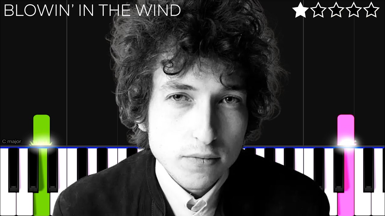 Bob Dylan - Blowin’ in the Wind | EASY Piano Tutorial