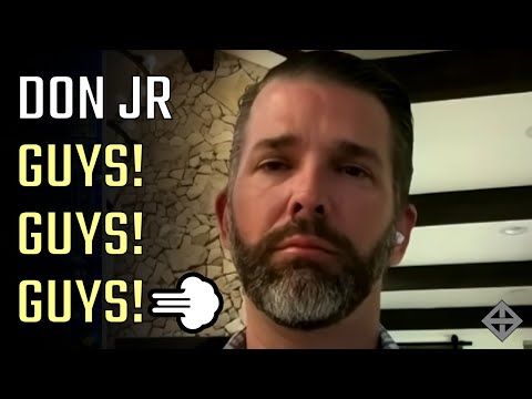 Guys! Guys! Guys! Dumdum Don Trump Jr screeches over Joe Biden's masterful SOTU speech