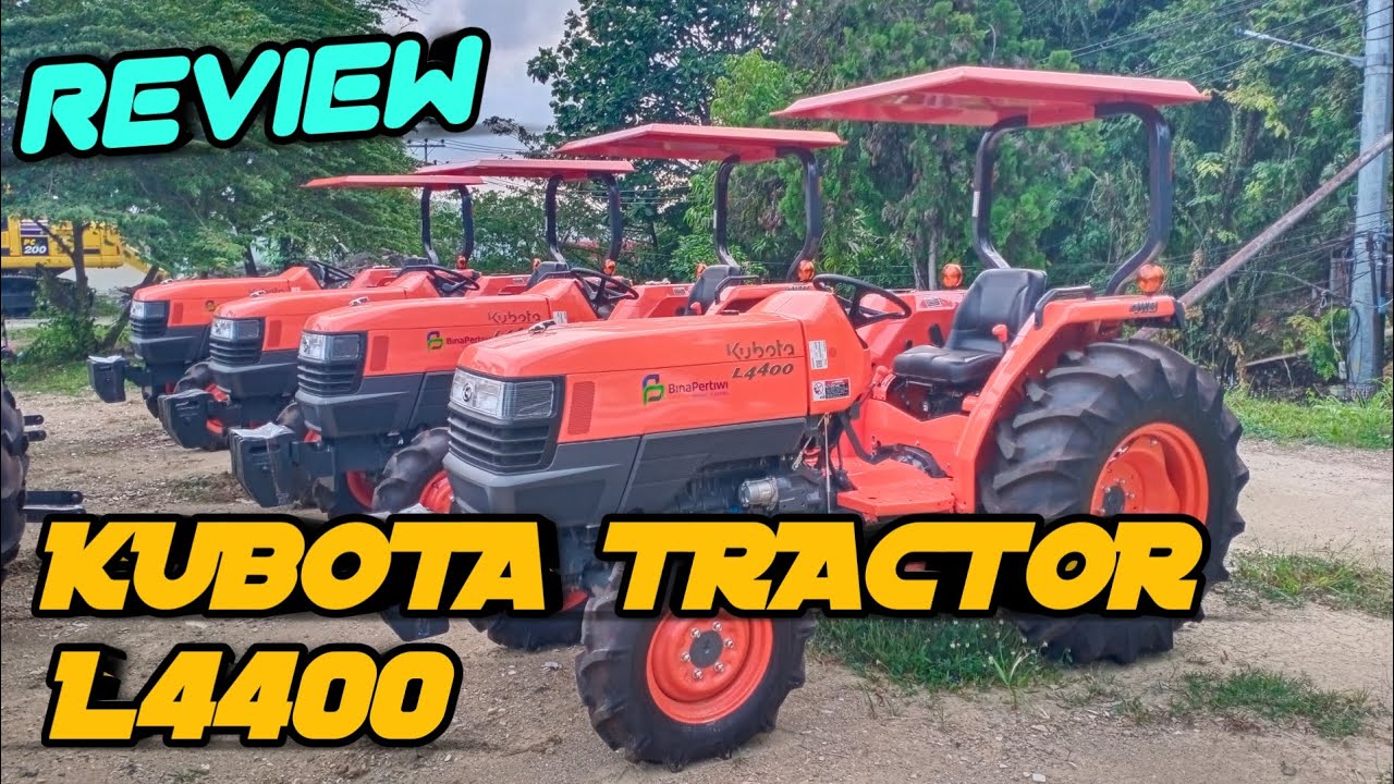 Review Tractor Kubota L4400 . Tractor Bajak Sawah Irit !!!! YouTube