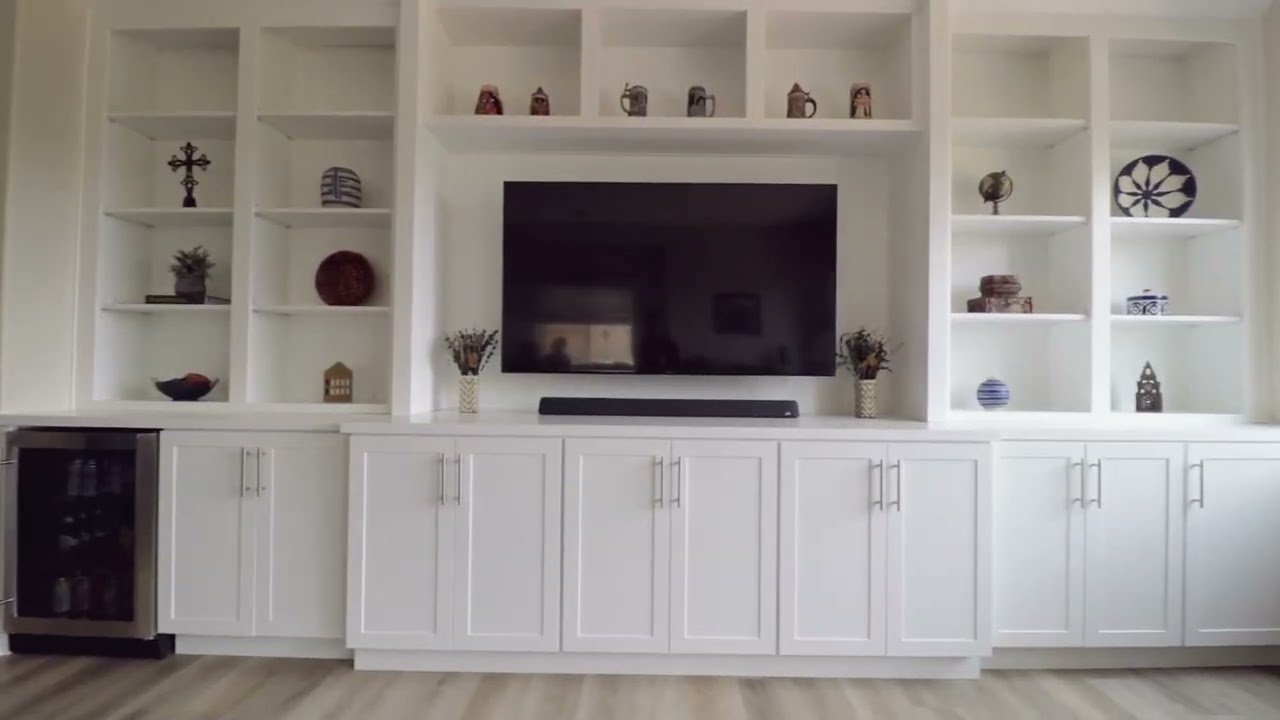 Custom Cabinets - Entertainment Center in Ortcutt, CA | New Life Bath & Kitchen