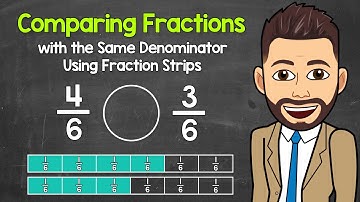 Comparing Fractions with the Same Denominator Using Fraction Strips | Math with Mr. J