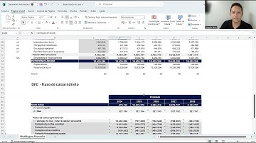 Modelagem Financeira: Construindo a modelagem do zero em Excel e integrando DRE, BP e DFC indireto!