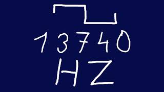 13740 hz square