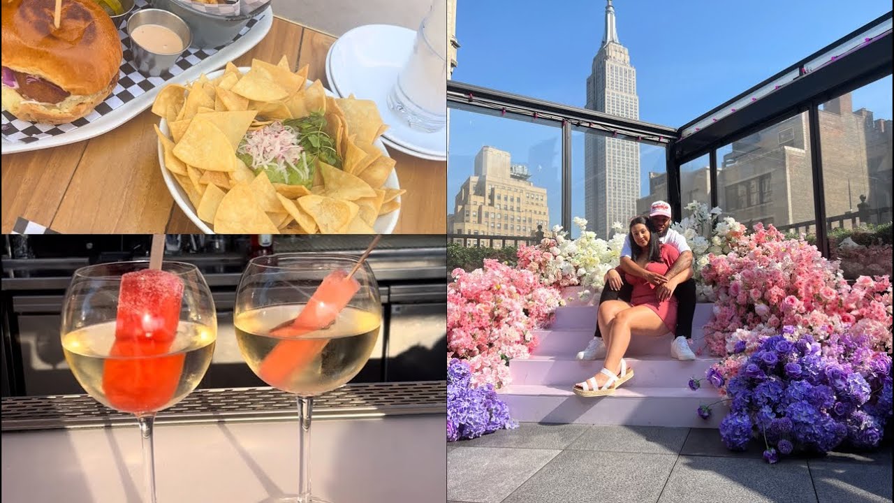 NYC MAGIC HOUR ROOFTOP| VLOG | LOOPY DOOPY ROOFTOP