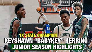 Keyshawn "Baby Key" Herring Junior Season Highlights! ELECTRIC PG out of KINSTON, NC!1x State Champ!