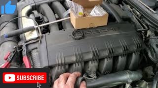 Porsche Cayenne 958 V6 3.6L thermostat location and replacement  part 2