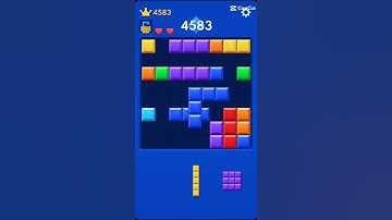 Reaching a new high score on Block Blast!#blockblast