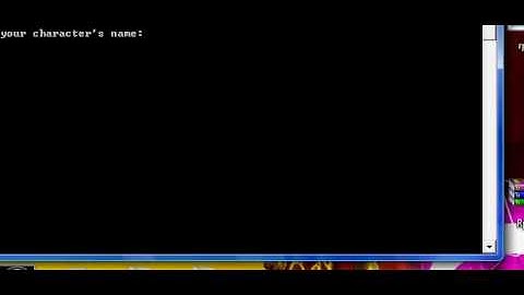 Beggining of Terror. c++ rpg game