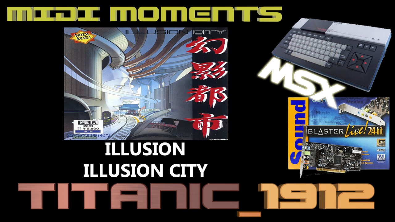 Illusion City (MSX TurboR, Micro Cabin) – Version Japonaise – Jeu Vidéo Rare 1991