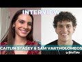 Bridge and Tunnel S2 interview I Caitlin Stasey & Sam Vartholomeos