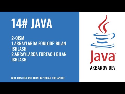 Video: Java-da args nima?