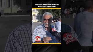 Kuranın Değiştirilmediğini Ayetlerle Kanıtladı