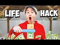 Trying 100 tik tok life hacks in 24 hours