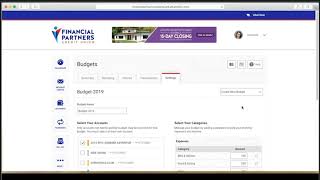 How to Set a Budget | Digital Banking (Full Screen)
