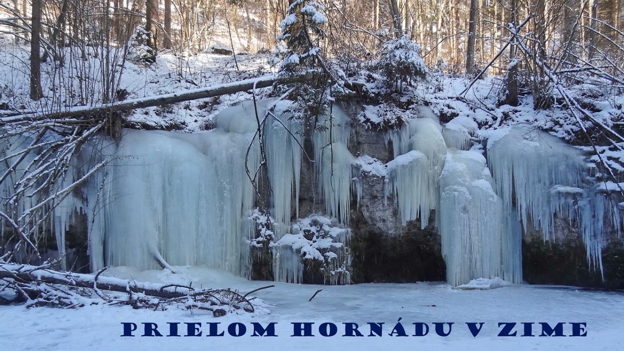 Prielom Hornádu v zime 2017