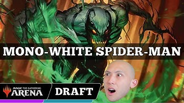 MONO-WHITE SPIDER-MAN | Spider-Man (Through The Omenpaths) Pick-Two Draft | MTG Arena
