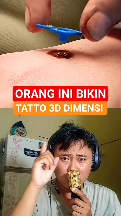 Cool 3D Tattoos😳 #science #piercing #conchpiercing #animation