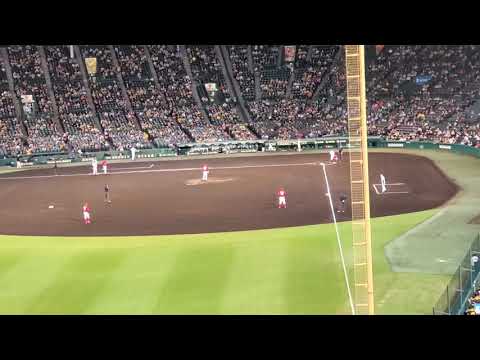 20211017　ｽﾋﾟｰｶｰから流れる【マルテ】応援歌　1回ｳﾗ　阪神ﾀｲｶﾞｰｽ　ﾋｯﾃｨﾝｸﾞﾏｰﾁ@阪神甲子園球場･ﾚﾌﾄ外野