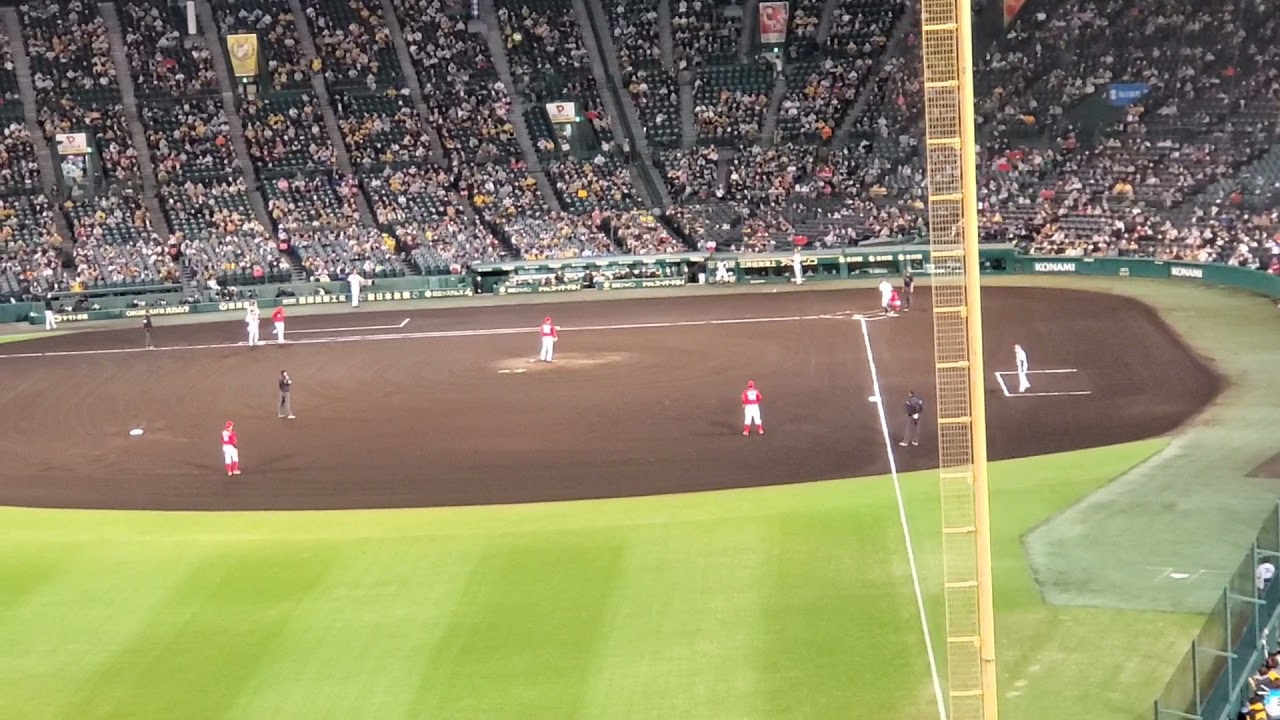 20211017 ｽﾋﾟｰｶｰから流れる【マルテ】応援歌 1回ｳﾗ 阪神ﾀｲｶﾞｰｽ ﾋｯﾃｨﾝｸﾞ
