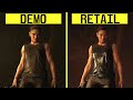 The last of us part ii paris games week 2017 demo vs retail ps5 graphics comparison