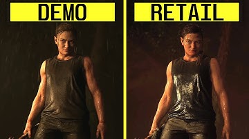 The Last of Us Part II Paris Games Week 2017 Demo vs Retail PS5 Graphics Comparison