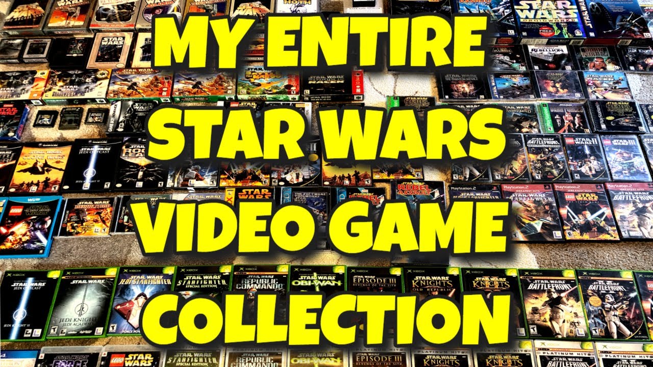 My Entire Star Wars Video Game Collection - YouTube