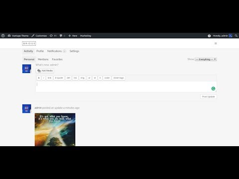 How to Add tinymce editor to Post in buddypress