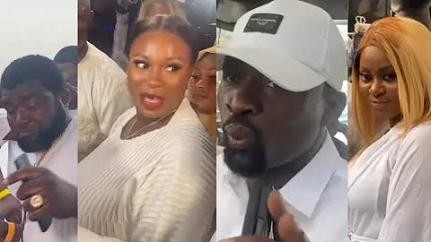 OMO BANKE SOJI, BABA EKO, DAMILOLA RAIN MONEY ON SULE ALAO MALAIKA DURING ALL WHITE YAÇHT PARTY 2023