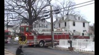 Mid-Morning Blaze on Main Street