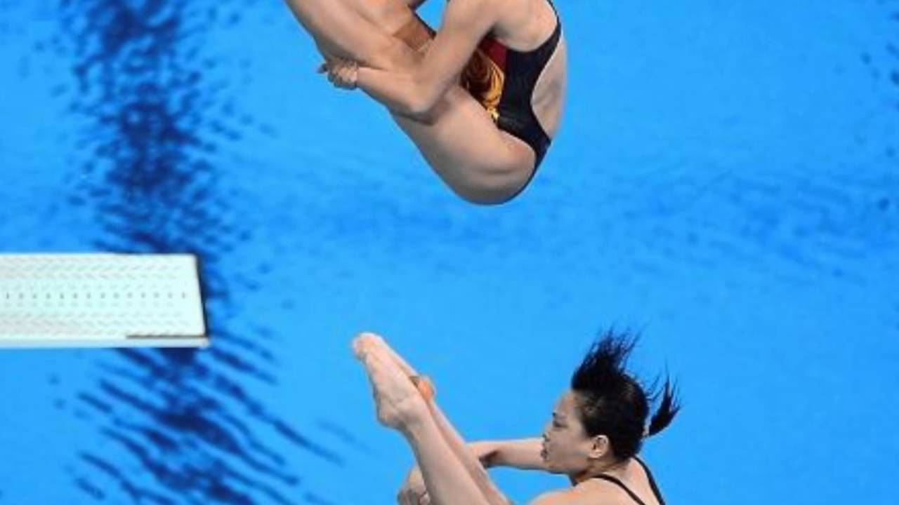 London 2012 diving: Wu Minxia & He Zi win 3m synchro springboard