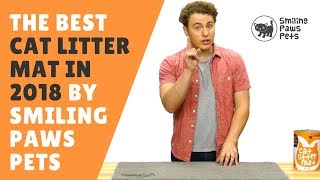 smiling paws pets cat litter mat
