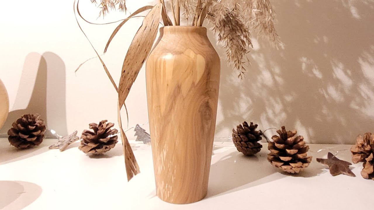 woodturning vase Apple 🌳