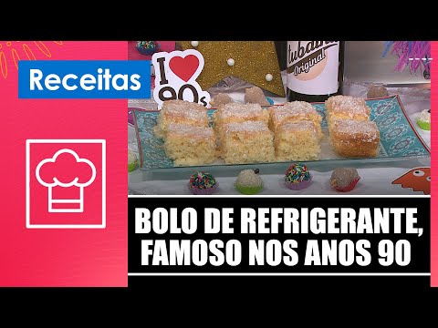 Faça um delicioso bolo de refrigerante, famoso nos anos 90, com a confeiteira Katya – 08/09/25
